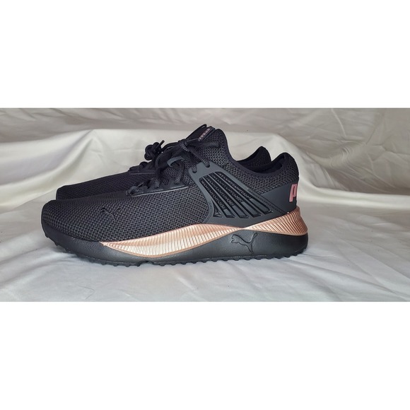 PUMA Women`s PACER FUTURE LUX (Med) Black/Rose Running Shoes Size 11 (1) 8.5 (2) - Picture 9 of 14
